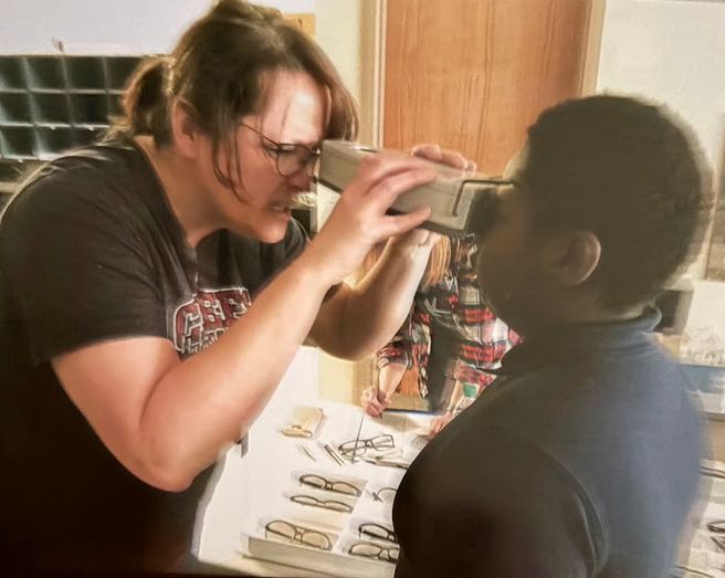Professional eye care in schools